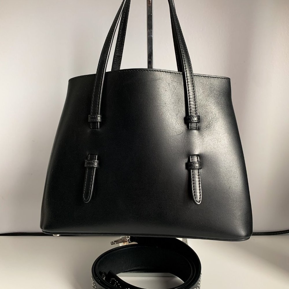 Alaia Mini Mina Leather Tote - Picture 2 of 8